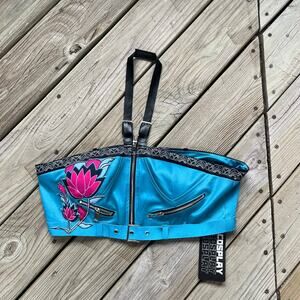 K-Pop Demon Hunters Zoey Edition Cosplay Top Blue Size L/XL. NEW